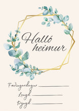 Load image into Gallery viewer, Mánaðarspjöld - Val um 3 liti