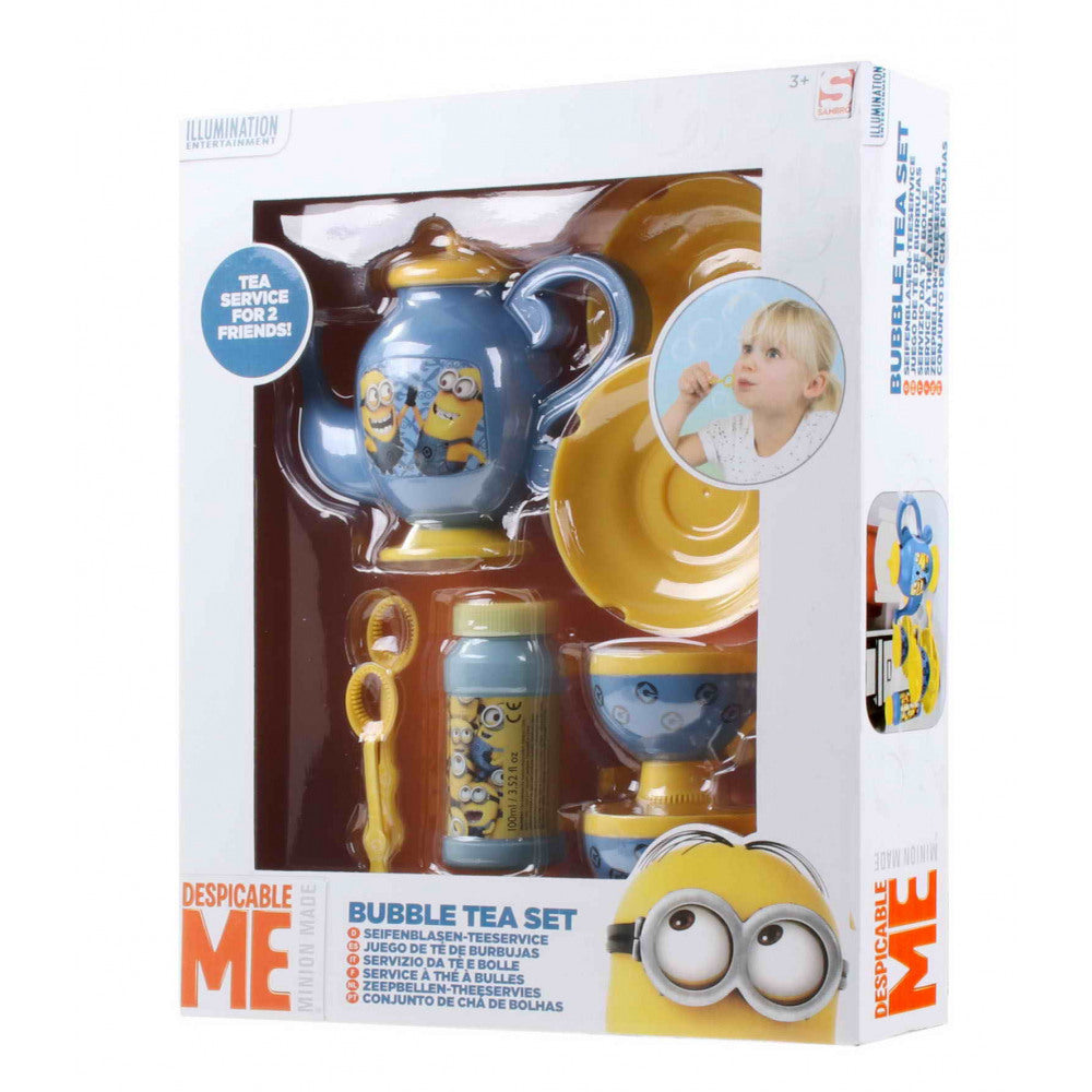 Minions te sett með sápukúlum